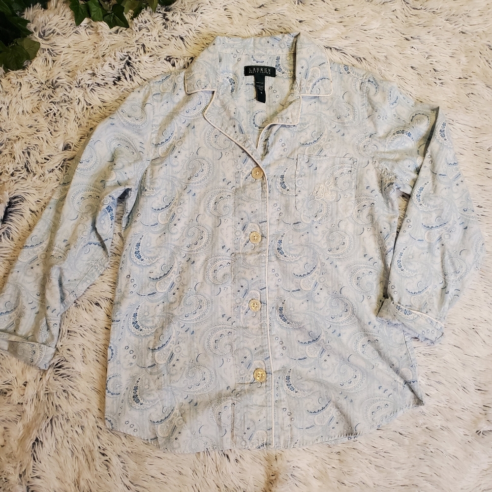 Ralph Lauren Pajama Top ONLY